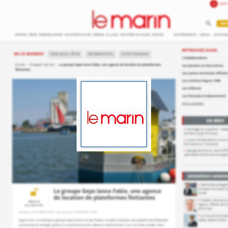 photo - Article de presse  Le Marin